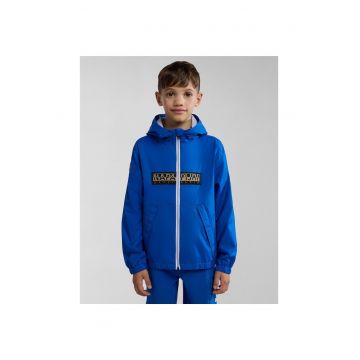 Jacheta cu fermoar si gluga Cree