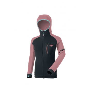 Jacheta dama  Radical Polartec - roz/negru - marime 46 EU - usor - cu gluga