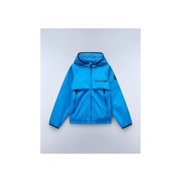 Jacheta subtire cu gluga Allori - Albastru