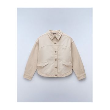 Jacheta tip camasa cu maneci cazute