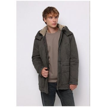 Palton barbati  verde - bumbac - marime