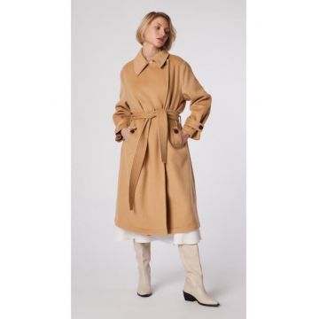 Palton dama -  712060 - Bej - Lana