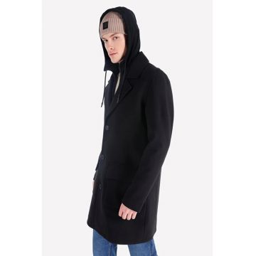 Palton de bărbați  negru - poliester - mărime XL