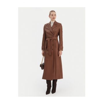 Palton de tranzitie -  maro - femei