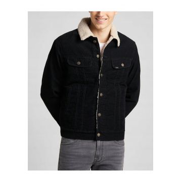 Geaca barbati -  4 buzunare - regular fit - neagra -