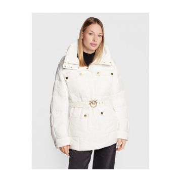 Geaca de iarna dama  alb -