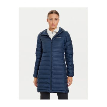 Geaca de puf dama  bleumarin - fabricata din material usor -