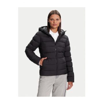 Geaca de puf dama  negru - fabricata din material usor -