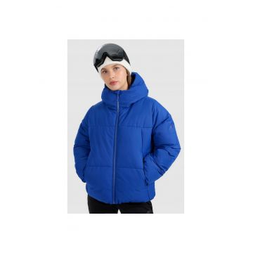 Geaca de schi dama  albastra - membrana NeoDry 5000 - izolatie din poliester - set cu 3 buzunare exterioare