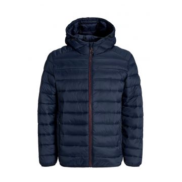 Geaca de tranzitie barbati - Jack Jones - bleumarin - 50% nailon - 50% nailon reciclat -