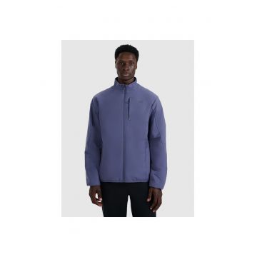 Geaca de trekking barbati -  poliester - bleumarin