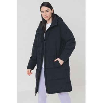 Geaca lunga cu gluga Test Of Time - Gri antracit