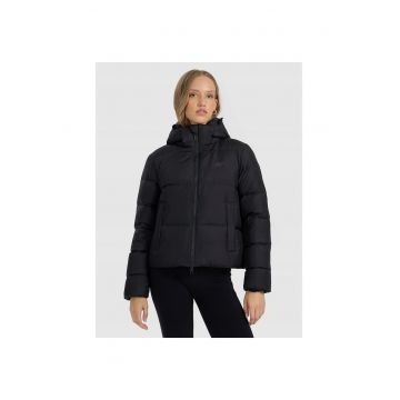 Geaca matlasata dama  negru - poliester -