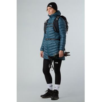 Geaca matlasata pentru drumetii Huila - Albastru petrol