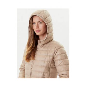 Geaca puf  Bej - 100% nailon reciclat