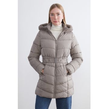 Geaca slim-fit - Maro taupe deschis