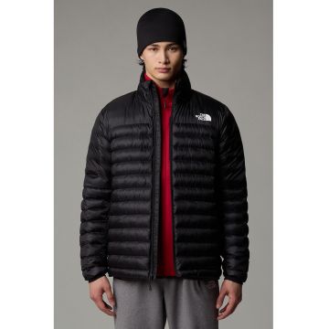 Jacheta cu aspect matlasat pentru drumetii Terra Peak - Negru