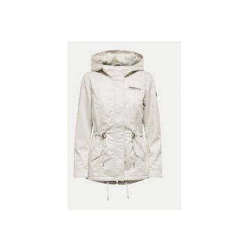 Jacheta dama -  304783661 - Poliester reciclat/Bumbac - Bej - Bej