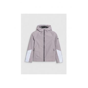 Jacheta de tranzitie copii -  Poliester - membrana 5000 - unisex - gri - primavara-vara