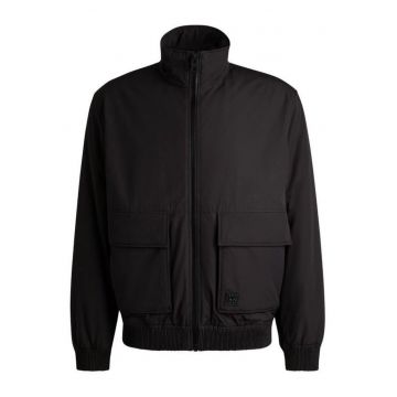 Geaca barbati  Beren2511 - bomber - negru - poliester-bumbac