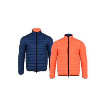 Geaca barbati - U.S. Polo Assn - Portocaliu/Bleumarin