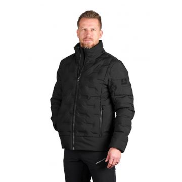 Geaca cu fermoar Stribog - Negru