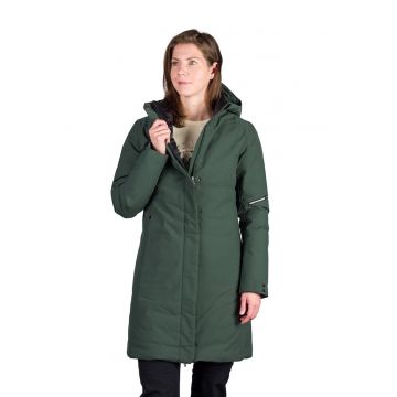 Geaca cu gluga pentru trekking Randi - Verde aquamarin