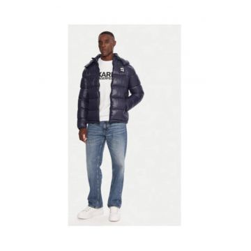 Geaca de iarna barbati -  bleumarin - 100% poliamida -