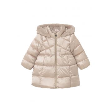 Geaca de iarna copii -  poliester/poliamida - bej