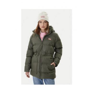 Geaca de iarna dama -  verde - poliester2