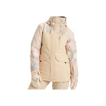 Geaca de ski impermeabila cu gluga si buzunare multiple