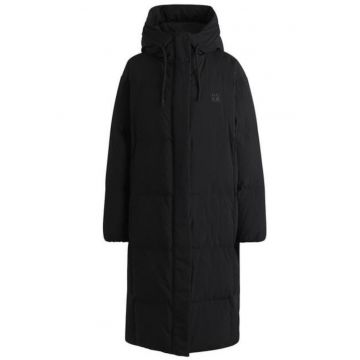 Geaca lunga cu gluga