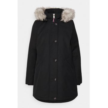 Geaca Parka -  Dama - Negru - Logo Brodat 2242 - Negru