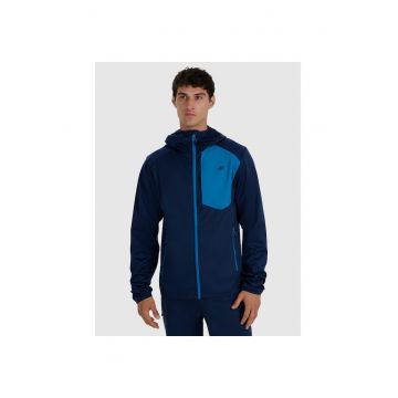 Geaca trekking barbati -  poliester - bleumarin/albastru