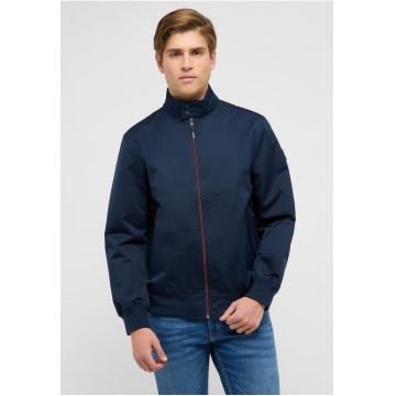 Jacheta Barbati -  Style Limon - Regular Fit - Guler Inalt - Fermoar - Caldura Si Confortabila - Maneci Lungi - Poliester - XL INTL - Albastru