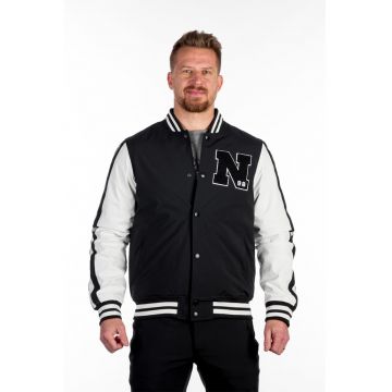 Jacheta cu izolatieSEAL 3L tip bomber pentru barbati KENT - Alb/Negru