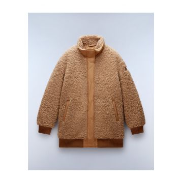 Jacheta cu vatelina din amestec de lana boucle Bleone -