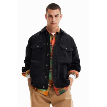 Jacheta lejera din denim Denis -