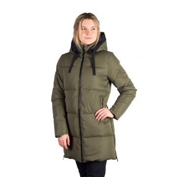 Jacheta scurta cu gluga Arya - Kaki