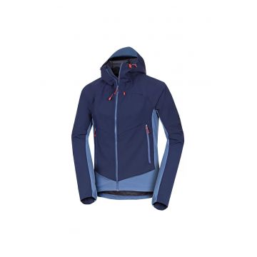 Jacheta softshell hibrida de trekking 3L 5K/5K pentru barbati Ciro - Albastru