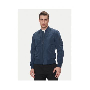 Geaca bomber barbati  bleumarin - material rezistent