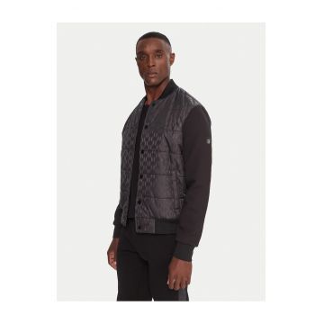 Geaca bomber barbati  negru - material usor