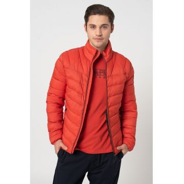Geaca cu fermoar Aerons - Portocaliu stins