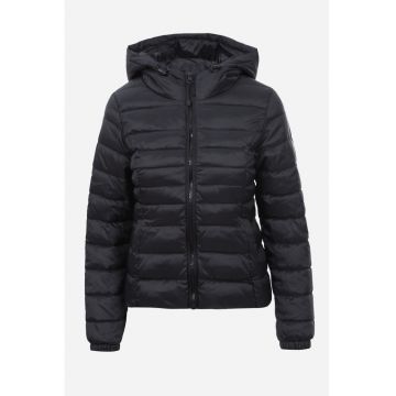 Geaca Dama -  Negru - Cu vatelina si gluga 2295 - Negru