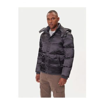 Geaca de iarna barbati  gri - material calduros