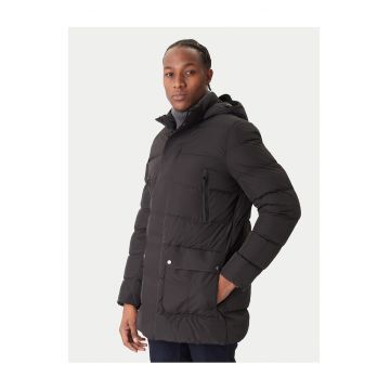 Geaca de iarna barbati  negru - material rezistent