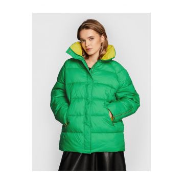 Geaca de iarna dama  verde - fabricata din materiale de calitate -