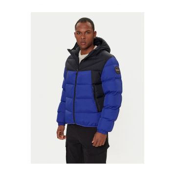 Geaca de iarna pentru barbati  albastru -