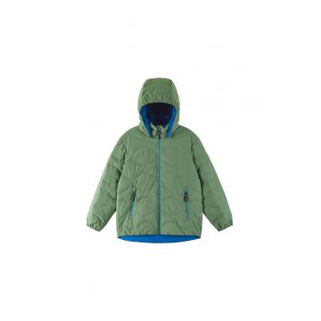 Geaca de puf copii  verde - pentru baieti