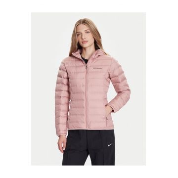 Geaca de puf dama  roz - material usor -